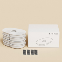 Fontaine à eau potable intelligente pour animaux de compagnie Vansity, en matériau ABS, facile à nettoyer, système de filtration, distributeur d'eau pour chat et chien