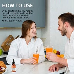 Gouttes liquides de mousse de mer OEM/OEM, gel de mousse de mer irlandaise biologique avec <span class=keywords><strong>spiruline</strong></span>, algue vésiculeuse, racine de bardane, complément de gel de mousse de mer - Product Image 6