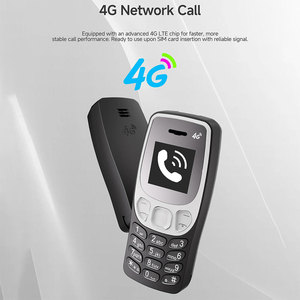 Mini téléphone <span class=keywords><strong>portable</strong></span> 4G avec écran TFT de 0,85 pouce, radio FM, clavier compact, chargement Type C, double SIM, prise en charge de l'espagnol et de l'allemand - Product Image 2