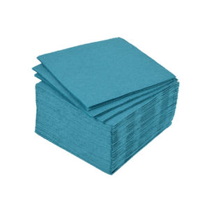 SET DI 40 TOVAGLINOCCINI DI CARTA A 2 VETTURE 25X25CM SABDRA VERDE - Product Image 1