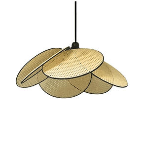 ثريا راتان على الطراز الياباني الحديث لشرفة المنزل مصباح بسيط مزخرف لمدخل المعيشة - Product Image 6