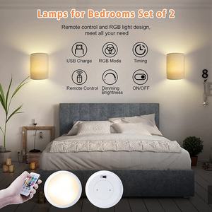 Lámpara de Pared LED para Decoración de Interiores de Hotel, Lámpara de Tela para Cabecera, Iluminación para Sala de Estar, Dormitorio y Pasillo - Product Image 4