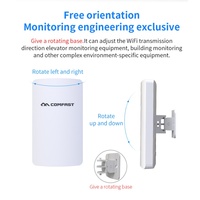 COMFAST CF-E120N V3 1-3KM Distance de Transmission WIFI Pont 5.8GHz 300Mbps Haute Vitesse 10/100Mbps Sans Fil CPE WIFI Pont