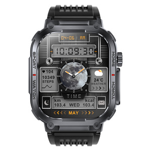 Reloj inteligente táctil deportivo S320B para hombre, iluminación TFT de 2,02 pulgadas, gel de sílice, para iOS, <span class=keywords><strong>Android</strong></span>, fitness al aire libre, novedad - Product Image 4