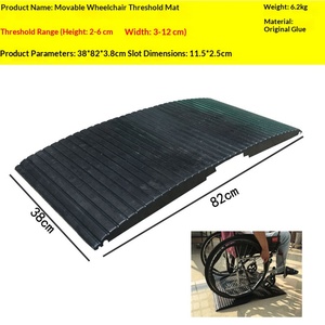 <span class=keywords><strong>Rampe</strong></span> <span class=keywords><strong>de</strong></span> <span class=keywords><strong>seuil</strong></span> portable en caoutchouc <span class=keywords><strong>de</strong></span> type pont pour trottinette électrique, pour franchir les rebords et les marches, vente en gros Zhejiang Three Doors Home - Product Image 4
