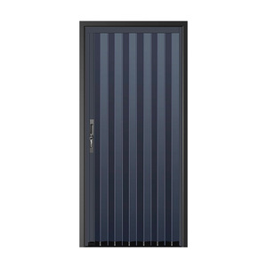 <span class=keywords><strong>Puerta</strong></span> <span class=keywords><strong>Corredera</strong></span> <span class=keywords><strong>Lateral</strong></span> de Vidrio y Aleación de Aluminio Moderna, Resistente al Fuego, Diseño Plegable e Impermeable para División Interior de Sala de Estar - Product Image 2