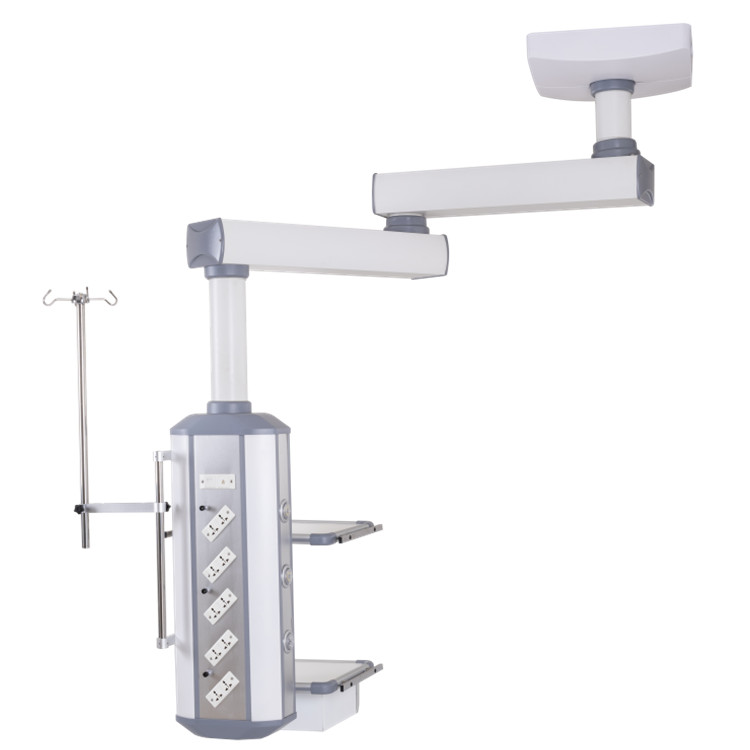 QP5 Double arm OT pendant medical ceiling mounted gas pendant for operating room use