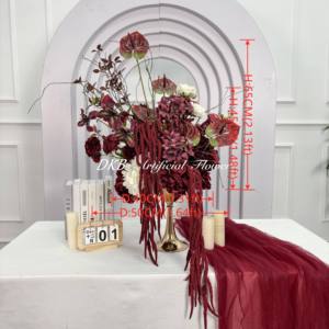 Boule de fleurs en soie faite à la main de haute qualité, neuve, pour mariage, Saint-Valentin, fête des mères, longue durée - Product Image 2