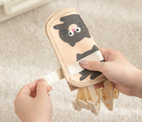 Cintre à vêtements portable en tissu, séchoir de voyage, pince à sous-vêtements et chaussettes pour hôtel, cintre pliable