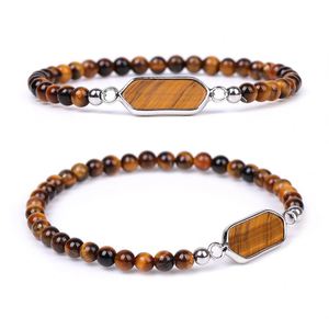 Iron Trendy <b>Bracelet</b> Natural Stone Expert In-house Production Quick Lead Time Holiday Gift Unisex Bulk Vacuum Plating Standard - Product Image 5