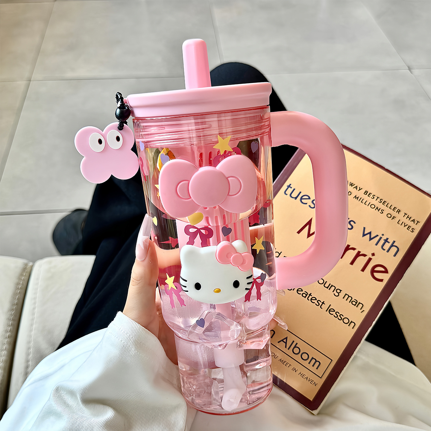 Pink gulu ice king cup