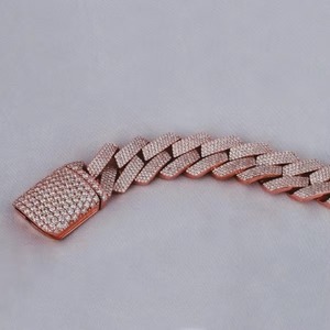 <b>Top</b> Selling Moissanite Diamond Bracelet Luxury Sterling <b>Silver</b> Sparkling Tennis Bracelet Elegant Jewelry Gift Available For Sale - Product Image 4