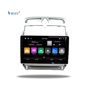 BQCC para <span class=keywords><strong>Peugeot</strong></span> <span class=keywords><strong>307</strong></span> 307CC 307SW 2002 - 2013 Doble Din 9" Android 13 con Procesador Quad/Octa Core Radio de Coche Carplay WIFI GPS Estéreo para Coche Mirrorlink - Product Image 1