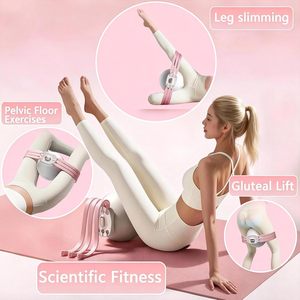 Wholesale Thigh <strong>Trainer</strong> with Inflatable Resistance Ball, Adjustable Thigh Exerciser Home Leg Equipment Resistance Bands Fitness - Product Image 2