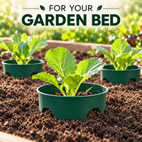 Anneau de protection des plantes de jardin, couverture du sol, barrière contre les insectes, anneau de rétention d'eau pour les cultures, les succulentes, les pots de fleurs