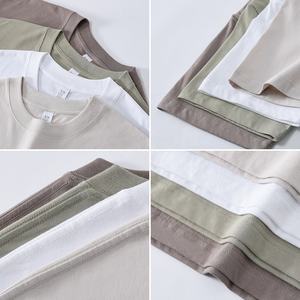 Coton imprimé de fabricant uni de luxe lourd de haute qualité T-shirt graphique personnalisé surdimensionné pour hommes T-shirts vierges personnalisés - Product Image 4