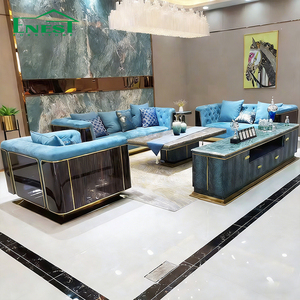 Divani Sezionali in Vera Pelle di Alta Gamma a 1, 2 e 3 Posti, Set di <span class=keywords><strong>Mobili</strong></span> Moderni Premium per Soggiorno, Ideali per Progetti di Ville di Lusso - Product Image 4