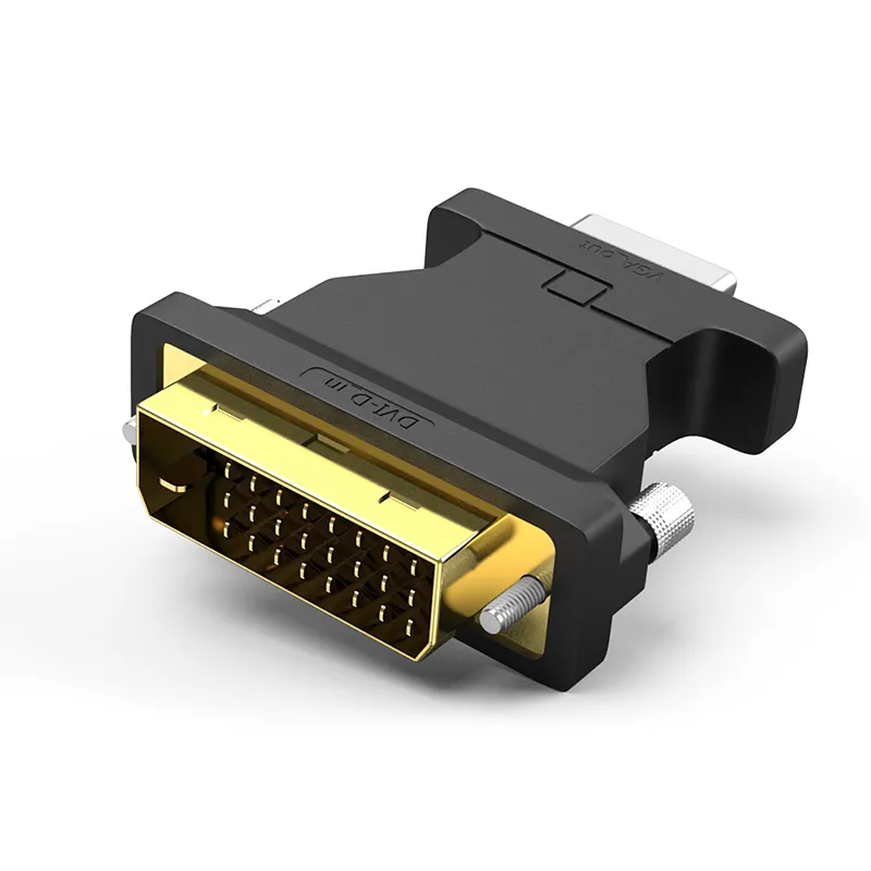 DVI to VGA Adaptor Converter Cable Hot Selling Factory HDMI to VGA 1080P Adapter Male to Female