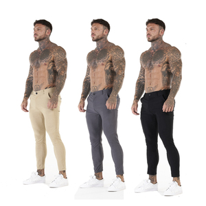 Gingtto personalizado al por mayor Chinos pantalones de vestir hombres en Stock Skinny Chino hombres pantalones Gabiting Chino pantalones hombres - Product Image 2
