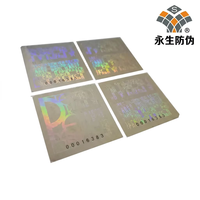 Feuille de lamination holographique transparente, autocollant holographique