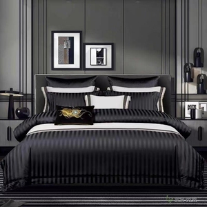<span class=keywords><strong>Housse</strong></span> de Couette QUEEN SIZE HÔTEL Blanche, 8 Motifs Unis, Haute Qualité à Prix Abordable - Product Image 3