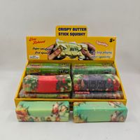 Jouet anti-stress à remontée lente, en forme de beurre, souple et extensible, mignon, écologique, pour soulager l'anxiété
