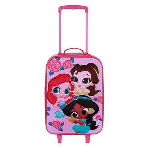 Valise à roulettes 3D Karactermania For Dis-ney Princess Flowers-Soft, rose - Product Image 2