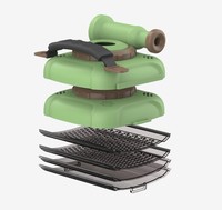 Camman DIY – Nouvelle capsule spatiale d'observation des insectes pour enfants, loupe en acrylique, exploration de la nature, expérience scientifique, papillon