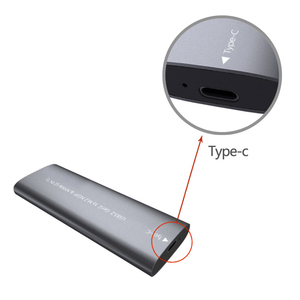 USB3.1 Type-C + M.2 NVMe ổ đĩa trạng thái rắn bao vây mới kim loại bên ngoài di động đĩa cứng với giao diện USB - Product Image 2