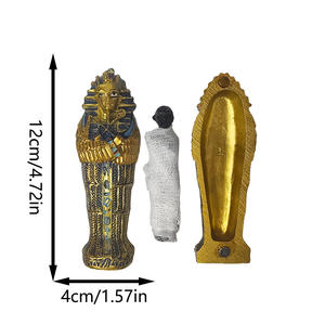 Witt Faraón egipcio Souvenirs momia mano pirámide decoración reina esfinge ataúd modelo artesanía arte religioso resina recuerdos artesanías - Product Image 6