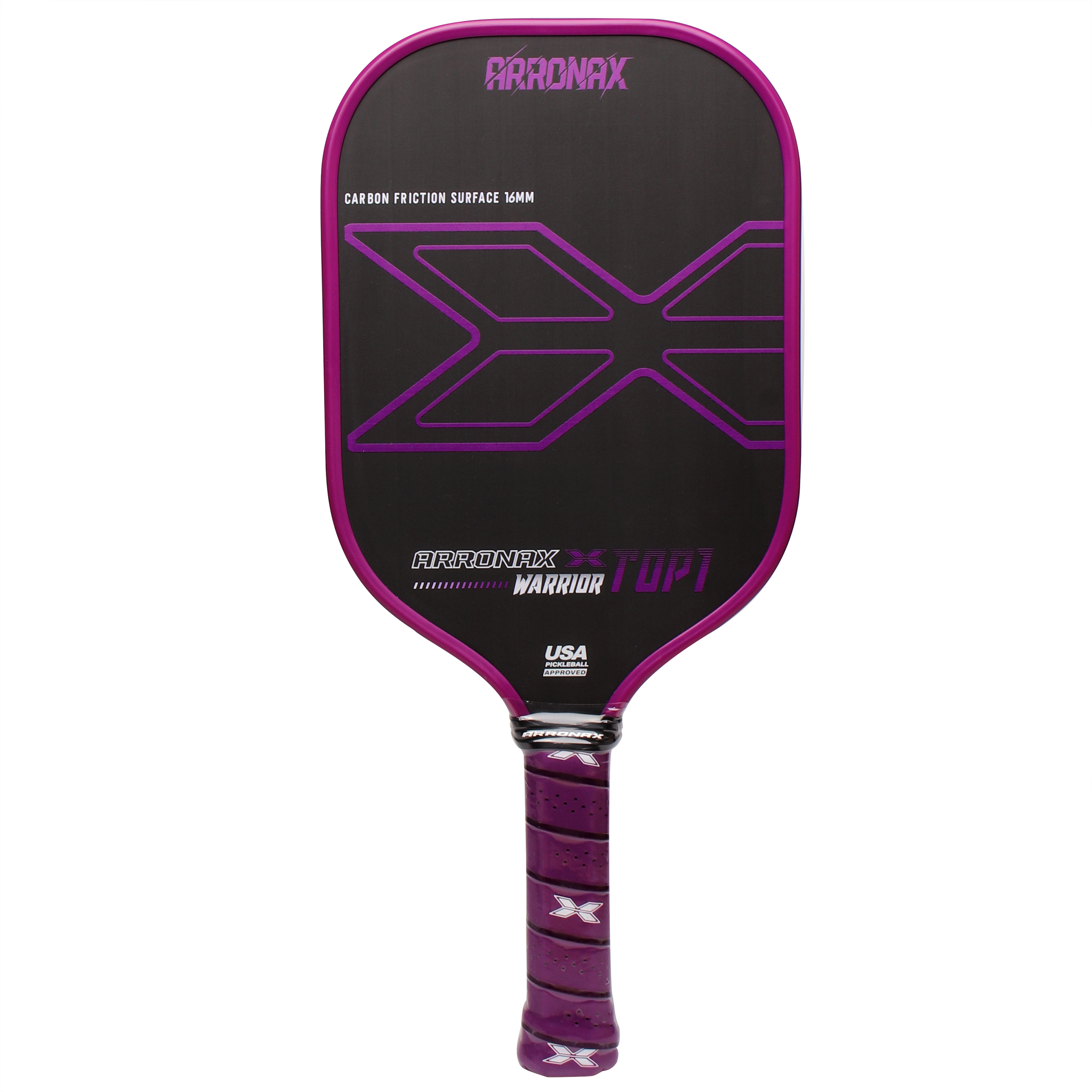 ピックルボール パドル ARRONAX カーボンファイバー USAPA 承認 青 Arronaxピックルボールパドルカーボンファイバー16.5x7.5x0.63インチ