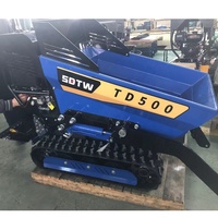 Vente flash : Mini-dumper sur chenilles TD500, diesel/essence, avec certification CE EPA, 250 kg, 500 kg, 600 kg, 300 kg, 800 kg, 1000 kg, 1 tonne