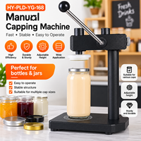 Machine de bouchage manuelle pour bouteilles en plastique, outil de scellage rapide à commande manuelle, bouchonneuse de bouteilles légère et portable