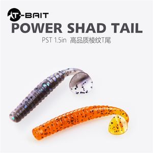 12 pièces/sac pagaie T queue plastiques souples leurres Type de poisson naufrage appâts de pêche ver artificiel - Product Image 2