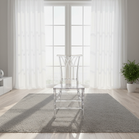 Chaise Napoléon en résine PC style moderne, empilable double face, idéale pour mariages, banquets, hôtels et événements – Offre Spéciale