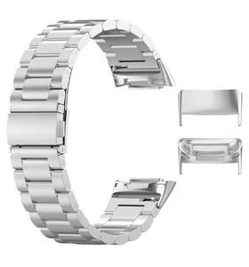 מתאם מחבר מפלדת אל-חלד לרצועת שעון חכם Fitbit Charge 6 5, מתאים לרצועה 18 מ\\\"מ - Product Image 4