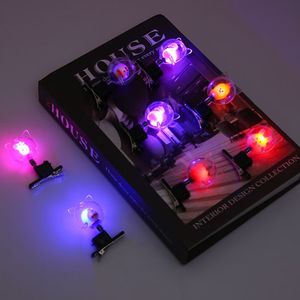 <b>LED</b> Flashing Bubble <b>Ball</b> Hair Clip Cartoon Light-Up Toy Plastic For Children 5 To 7 Years Unisex - Product Image 3