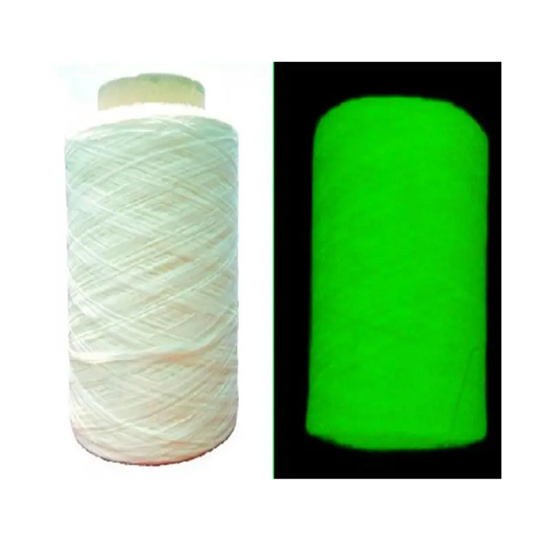 Twisted Night Bright yarn 300D DTY luminous glow nylon yarn polyester noctilucent yarn for Sport Sneakers shoe upper