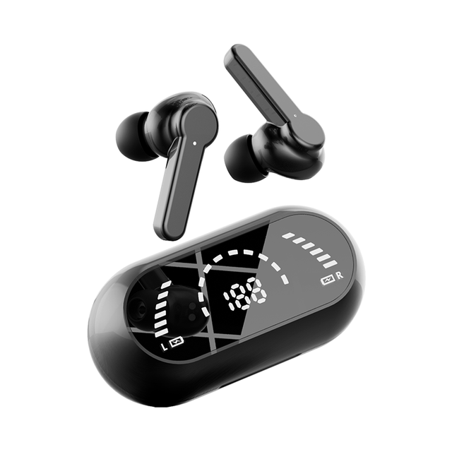 New Product Handsfree Wireless Headsets Led Sports Noise Cancelling Headphones Gaming Earphones Bone Conduction TWS Earbuds