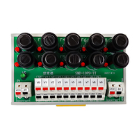 Bloc de distribution d'alimentation industriel enfichable Shimaide 10 canaux 16V-33V avec une puissance nominale de 17,5A et conducteurs 5-10 AWG