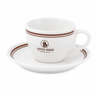Nouvelle Tasse à Expresso Moderne 2026 avec Soucoupe 50ml 80ml 140ml – Ensemble Tasse, Mug et Assiette Idéal pour un Cadeau