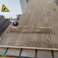 Machine de découpe PVC mélaminé 8*4 pieds, routeur CNC 3 axes à tête simple/double pour le travail du bois et la fabrication de meubles 1325 ATC1325