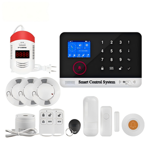 Système d'alarme intelligent sans fil DIY pour maison connectée, WiFi GSM, clavier LCD, panneau tactile, détecteur de mouvement PIR, alerte de fuite de gaz combustible pour magasin - Product Image 2