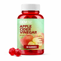Gummies OEM au Vinaigre de Cidre de Pomme 60 Unités ACV pour Gestion du Poids Métabolisme et Bien-être Digestif