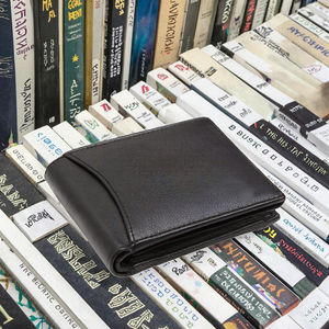 Portefeuille court personnalisable en cuir véritable Crazy Horse pour homme, avec logo OEM, protection RFID, vente en gros et livraison directe - Product Image 3