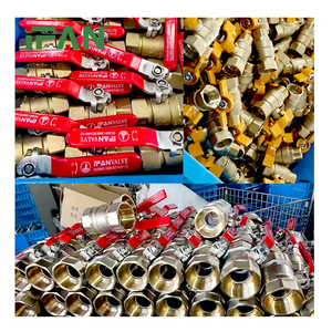 Fabricante Profissional IFAN Válvula de Esfera de Alta Qualidade com Rosca Fêmea para Uso em Água 1/4''-4'' Válvula de Esfera de Latão - Product Image 4