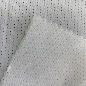 88% polyester t 12% spandex 4 cách căng lưới vải với lỗ nhỏ 180 GSM mềm tay da thân thiện cho yoga thể thao ấm áp