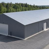 Structure en acier sur mesure pour entrepôt régional, installation de stockage, bâtiment industriel préfabriqué en métal