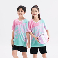 Vêtements de badminton et de tennis d'été, tenue d'équipe pour match et entraînement, maillot de sport à manches courtes à séchage rapide, tennis pour adultes et enfants