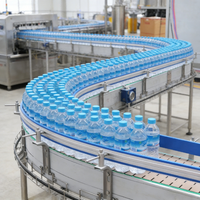 Machine automatique A-Z haute productivité pour bouteilles PET 500ml/1L (18000 bouteilles/heure) avec moteur PLC pour ligne de production d'eau pure